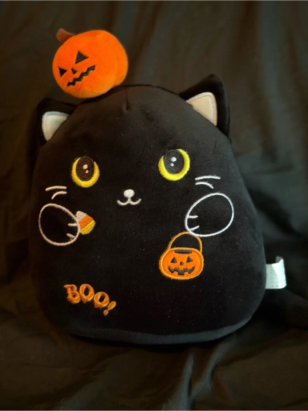 Squishmallows Halloween Plush Trio - Orange, Black & Purple